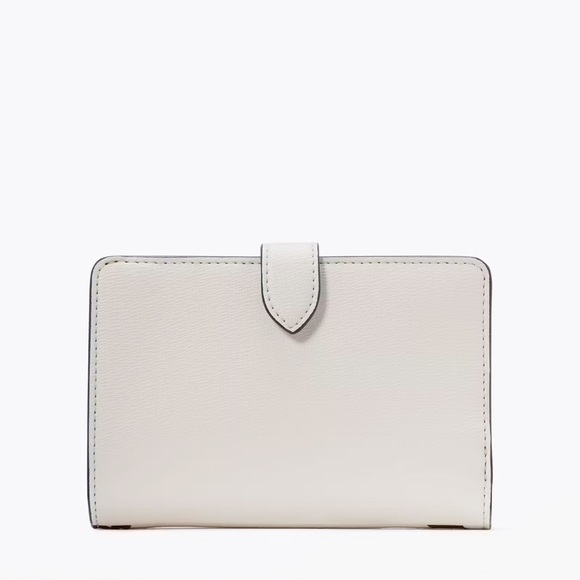 ♠️Kate Spade X Disney Minnie Mouse Medium Compact Bifold Wallet, Parchment NWT - Picture 3 of 3